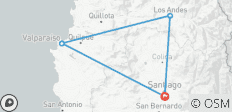 Le circuit ultime à la découverte du Chili : Santiago, les vignobles, les merveilles du littoral et les paysages andins - 4 destinations