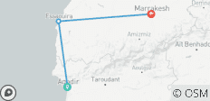 2-Daagse privéreis naar Marrakech via Essaouira vanuit Agadir - 3 bestemmingen