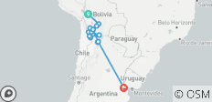 Le meilleur de la Bolivie et de l\'Argentine (15 destinations) - 15 destinations