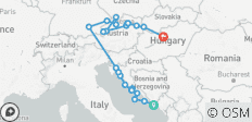 Juwelen der Adria und der Donau: Von Dubrovnik nach Budapest & 2028 (15 Tage) (2028) - 23 Destinationen