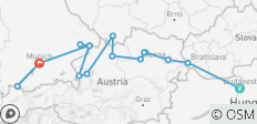 Höhepunkte der Donau: München - Budapest → München (2028) - 16 Destinationen