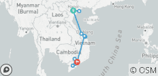 Vietnam-reis in detail: een klassieke ervaring van 12 dagen - 14 bestemmingen