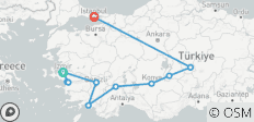 Schatten van Turkije: Istanbul, het oude Efeze en Cappadocië (2027) - 13 bestemmingen