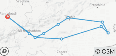 Shared 3-Day Tour from Marrakech to Merzouga Desert - 12 destinations