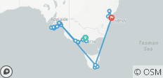 Descubre el sur de Australia y Tasmania - 32 destinos