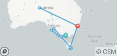 Southern Australia & Tasmania Unveiled with Uluru and the Outback - 20 destinations