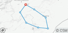 7 Tage „Blue Turbans“ - Entdeckung der Dünen von Chigaga ab Ouarzazate - 8 Destinationen