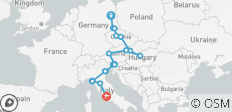 Von Berlin nach Rom (25 Destinationen) - 25 Destinationen