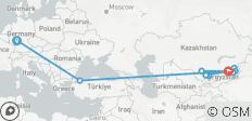 Istanbul & Kazakhstan – Between the Bosphorus and the Silk Road (flight included) - 15 destinations