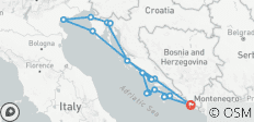 Discover the Best of the Croatian Coast 2028 - 15 Days (32 destinations, 18 destinations) - 18 destinations