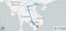 Entdecken Sie in 20 Tage die kulturellen und natürlichen Sehenswürdigkeiten Vietnams, Laos’ und Kambodschas - 20 Destinationen