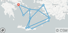 Greek Escape plus 7-night Idyllic Cruise - 9 destinations