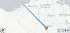 Découvrez les pyramides du Caire, le musée du Caire (GEM) et Alexandrie en deux jours, transferts depuis l\'aéroport compris - 5 destinations