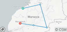4 Days Desert Morocco Tour From Casablanca to Marrakech - 5 destinations