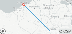 Discover Alexandria Highlights from Cairo with Seafood Lunch - 2 destinations
