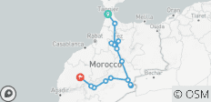 From Tangier : 6-Days Private Tour To Marrakech Via Chefchaouen & Desert - 15 destinations