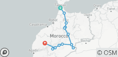 Viaje de 7 días de Tánger a Marrakech pasando por Chefchaouen, Fez y el Sáhara - 14 destinos