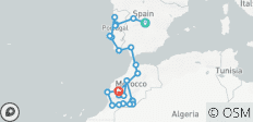 Espagne, Portugal et Maroc (including Vallée du Drâa) - 26 destinations