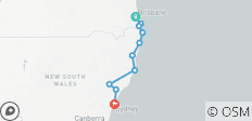 Aventure de Brisbane à Sydney - 10 destinations