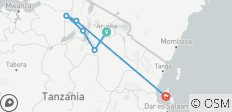 7 Days Tanzania Safari & Zanzibar Escape | Serengeti, Ngorongoro Crater & Zanzibar Beach Holiday - 6 destinations