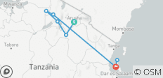 10 Days Tanzania Safari & Zanzibar Escape | Serengeti, Ngorongoro, Tarangire & Zanzibar Beach Holiday - 9 destinations