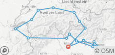 Circuit de 7 jours en Suisse et dans la région des lacs du Nord - 17 destinations