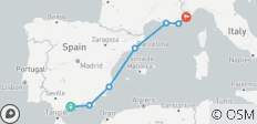 Icons of Spain and the French Riviera - 7 destinations