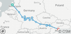 Europäische Juwelen (2028) (Amsterdam nach Budapest, 2028) - 18 Destinationen