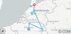 Holland & Belgium at Tulip Time (2028, Brussels to Amsterdam) - 10 destinations