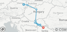 Capital Cities of the Danube (2028) (Vienna to Belgrade, 2028) - 9 destinations
