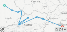 Grote Kerst- en Nieuwjaarsreis (2028) (Neurenberg naar Boedapest, 2028) - 12 bestemmingen