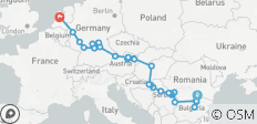 Le grand voyage à travers l\'Europe (2028) (De Bucarest à Amsterdam, 2028) - 35 destinations