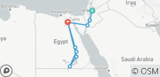 De Pétra aux pyramides - 9 destinations