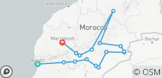 Au départ d\'Agadir : 4 jours privés à Marrakech via le désert de Merzouga - 16 destinations