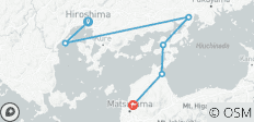 Radtour durch Hiroshima und entlang der Shimanami - Kaido in Japan - 6 Destinationen