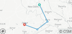 Geluxe : Inde : Le Triangle d\'Or et le Rajasthan rural - 6 destinations