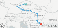 La grandeza del Danubio y Praga (2028) (De Praga a Belgrado, 2028) - 20 destinos