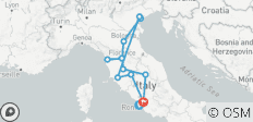 L\'essentiel de l\'Italie en 8 jours : Assise, Bologne, Venise et la région viticole de Toscane - 13 destinations