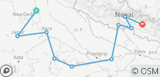 Bestseller: Indien - Reise inklusive Flug nach Nepal - 15 Tage - 10 Destinationen