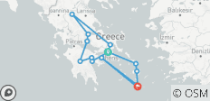 Greek Spotlight and Island Explorer - Small Group (Small Groups) - 18 destinations