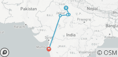 Rondreis door de Gouden Driehoek vanuit Delhi naar Mumbai: 7 nachten/8 dagen - 7 bestemmingen