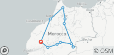 Au départ de Marrakech : Circuit privé de 5 jours à Chefchaouen et dans le désert de Merzouga - 13 destinations