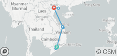 La « Route d\'or » du Vietnam : un aperçu de 8 jours du Nord, du Centre et du Sud - 9 destinations