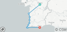 7-Day Portugal Évora to Algarve Coast Bike Tour - 9 destinations