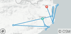 6-Day Costa Brava & Catalonia Coastal Bike Tour - 14 destinations