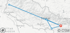 Ontdek Nepal: 8 dagen vol cultuur, de Himalaya en wilde dieren - 9 bestemmingen