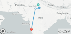 Voyage organisé par Crystal Brinkley : le Triangle d\'Or, Goa et les plages - 5 destinations