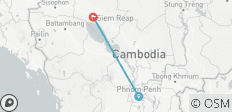 Höhepunkte des Königreichs: 4-tägige Entdeckungsreise durch Phnom Penh und das Angkor-Weltkulturerbe - 4 Destinationen