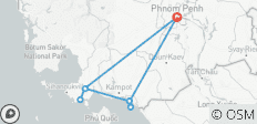 Escapada a la costa y las islas de Camboya: 7 días en el Parque Nacional de Kep, la Isla de los Conejos y Sihanoukville - 8 destinos
