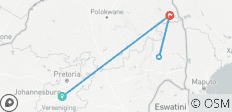3-tägige Krüger-Safari ab Johannesburg - 4 Destinationen